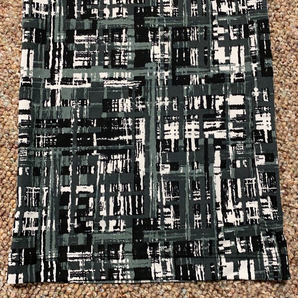 Courtenay Gray/ Black block patch high waste/ wide legs pants - Size medium Tall - Picture 4 of 11